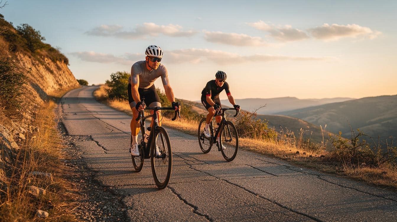 entraînement côtes vélo