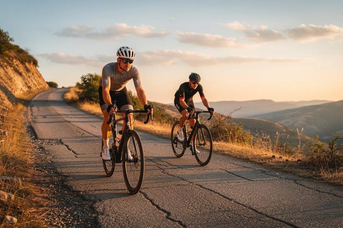 entraînement côtes vélo